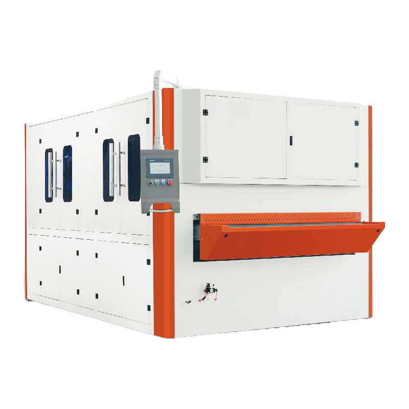 Metal grinding and deburring machine